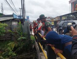 Antisipasi Banjir,Kodim 1015/Sampit Bersama OPD Kab.Kotim Gelar Pembersihan Sungai.