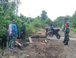 Dansatgas TMMD Reguler Ke-120 Tinjau Pelaksanaan TMMD, Cek Perkembangan Pembangunan Sasaran Fisik