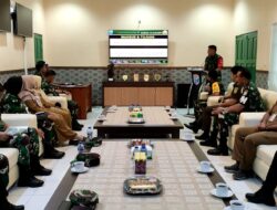 Kodim 1015/Sampit terima Kunjungan Tim Pengawas Dan Evaluasi TMMD ke 120