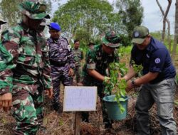 Satgas TMMD ke 120 Kodim 1015/Sampit Gelar Aksi Penghijauan di Lokasi TMMD
