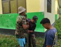 Penuhi Kebutuhan Air Bersih,Satgas TMMD Ke 120 Kodim 1015/Sampit Bagun Sumur Bor