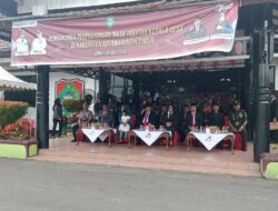 Dandim 1015/Sampit Hadiri Upacara Pengukuhan Perpanjangan Masa Jabatan Kepala Desa