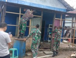 TNI AD Peduli, Kodim 1015/Sampit Rehab RTLH Milik Purnawirawan TNI