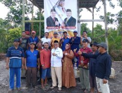 Calon Wakil Bupati Kotim, Siyono S.Sos, Bersama Tim Kunjungi Warga Trans Sumber Makmur Kecamatan Telawang