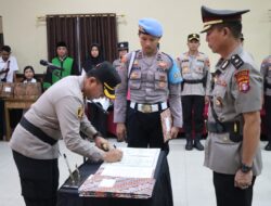 Polres Kotim Rotasi Jabatan, Jaga Dinamika Organisasi dan Tingkatkan Kinerja