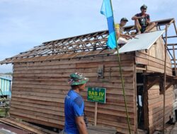 Satgas TMMD ke 123 Genjot Pembangunan Rumah Tidak Layak Huni.
