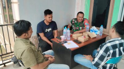 Jalin Silaturahmi dengan Warga Binaan,Babinsa Koramil 1015-12/Seruyan Tengah Laksanakan Komsos