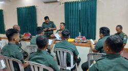 Kodim 1015/Sampit Terima Kunjungan Tim Dalprog Dari Kodam XII/TPR