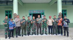 Komandan Kodim 1015/Sampit Dampingi Tim Dalprog Kodam XII/Tpr Meninjau kesiapan banguna Koramil Seruyan Raya