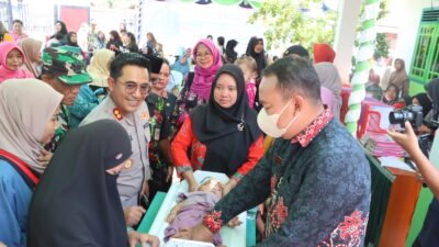 Kapolres Kotim Hadiri Kegiatan Serentak Gebyar Posyandu Presisi