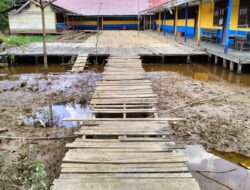Pemuda Asal Desa Talio, Kabupaten Barito Selatan Minta Dinas Pendidikan Perhatikan Sekolah Pasca terkena dampak Banjir