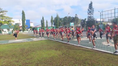 Jaga Kebugaran,Personil Kodim 1015/Sampit Laksanakan Olahraga Bersama