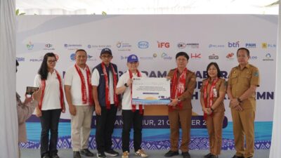 28 BUMN berkolaborasi  mewujudkan Komitmen Hijau melalui Program TJSL BUMN Olah Sampah di Likupang