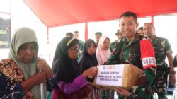 TMMD 126: TNI Tinjau Progres dan Serahkan Bantuan Cegah Stunting di Aceh Tengah