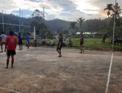 Selain Bangun Infrastruktur, Satgas TMMD Aceh Tengah Gaungkan Semangat Kebersamaan Lewat Olahraga