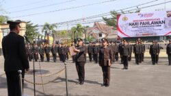 Polres Kotim Gelar Upacara Peringatan Hari Pahlawan Ke 80.