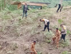 Danramil 04/Bintang Pimpin Aksi Penanaman Pohon dalam Program TMMD ke-126