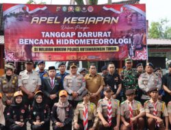 Kapolres Kotim Pimpin Apel Tanggap Darurat Bencana Hidrometeorologi, Sinergi dan Kolaborasi Sebagi Kunci Keberhasilan.