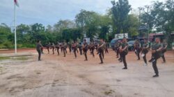 Guna Menjaga Kebugaran Prajurit, Kodim 1015/Sampit Gelar Olahraga Bersama