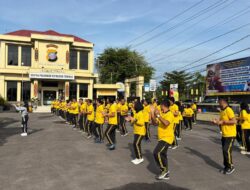 Senam Dan Olah Raga Bersama PNPP Polres Kotim.