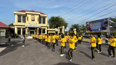 Senam Dan Olah Raga Bersama PNPP Polres Kotim.