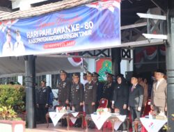 Polres Kotim Hadiri Upacara Peringatan Hari Pahlawan di Pemda Kotim