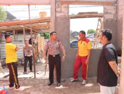 Kapolres Kotim Meninjau Pekerjaan Pembangunan Dapur SPPG