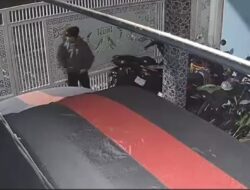 Singosari Rawan Ranmor, Pelaku Terekam CCTV Beraksi di Candirenggo