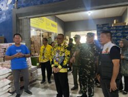 Pabung Kab. Seruyan Kodim 1015/Spt Dampingi Pemantauan Harga Sembako Jelang Natal dan Tahun Baru.
